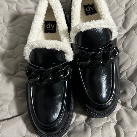 Dolce Vita Chunky loafers Faux Fur size 9 - Picture 4 of 8